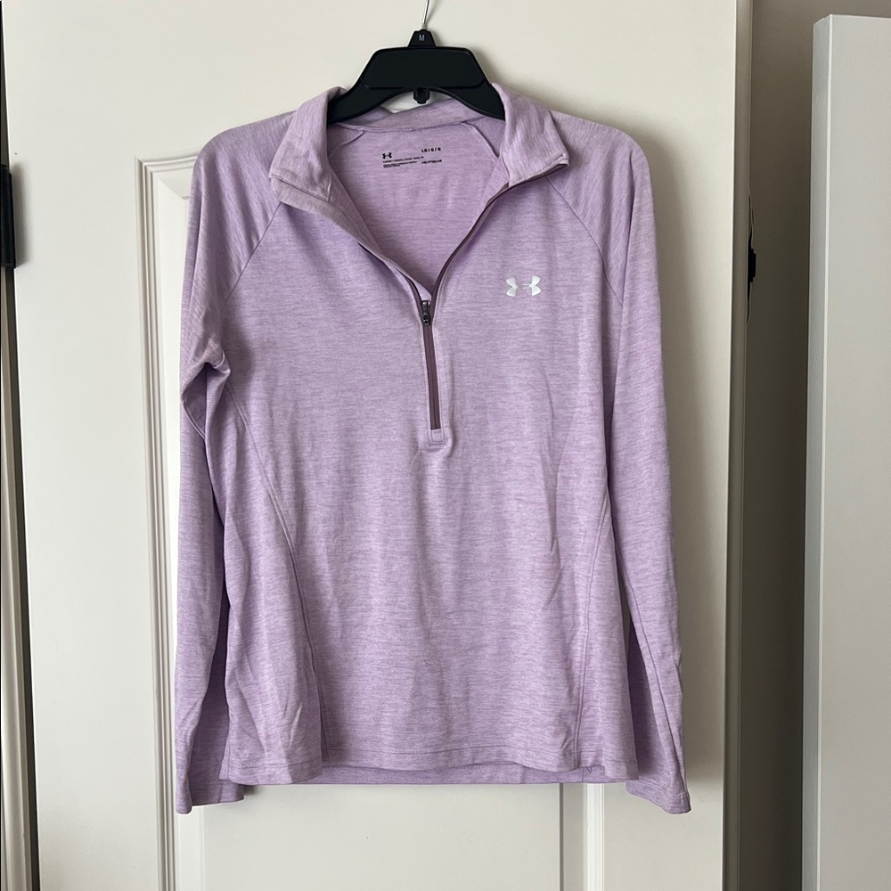Under Armour Light Purple Quarter-Zip Top